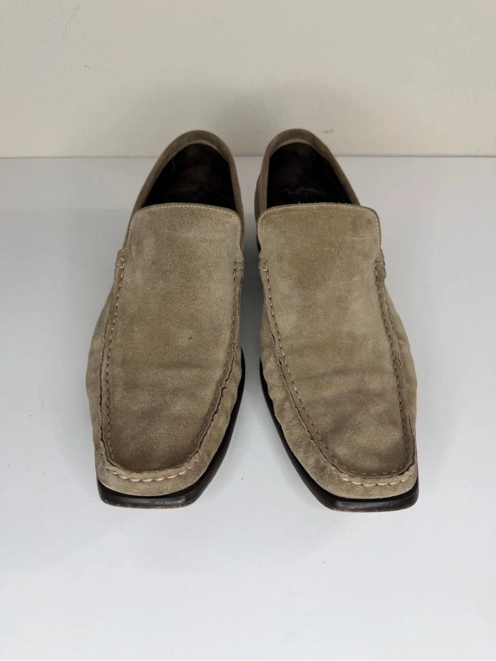 to boot New York Driving Loafers Casual Shoes Men Size 9 Brown Suede comfort